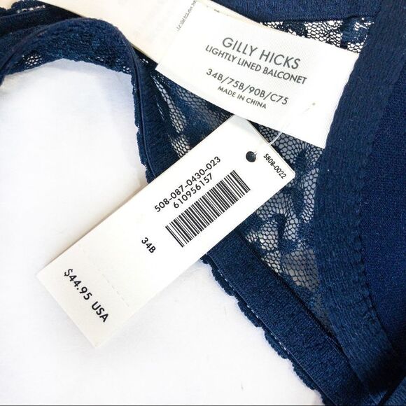 NWT Gilly Hicks Balconet Bra Sz 34B - Picture 10 of 12
